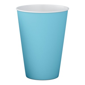Copos de Papel 250ml - Azul Bebê c/8 Make+