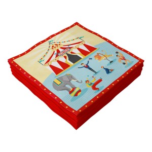 Guardanapo 33cm x 33cm - Circo c/20 Make+