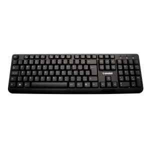 Teclado USB Desktop Preto EO-202 Evolut