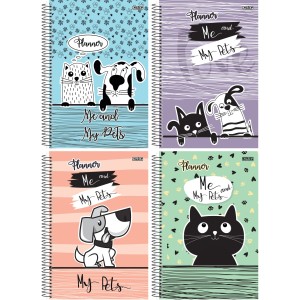 Planner Permanente Me and My Pets 96fls São Domingos