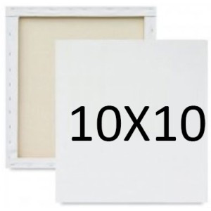 Tela para Pintura 10x10cm Luarte
