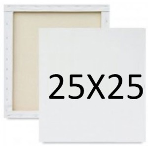 Tela para Pintura 25x25cm Luarte