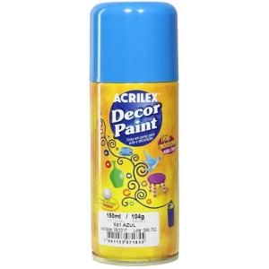 Tinta Spray Decor Paint - Azul 150ml Acrilex