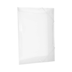 Pasta com Elástico Mini Transparente 500PP-TR DAC