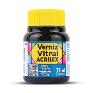 Verniz Vitral 37ml - Azul Vivo 597 Acrilex