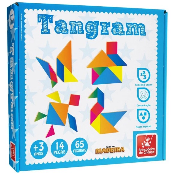 Tangram 14 Peças 9411 Brincadeira de Criança