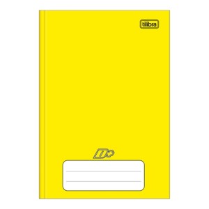 Caderno Brochura 1/4 Amarelo 96fls Tilibra