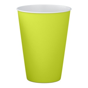 Copos de Papel 250ml - Verde Neon c/8 Make+