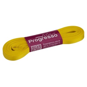 Fita de Cetim n.1 0763 - Amarelo Gema Progresso