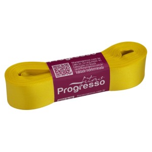 Fita de Cetim n.5 0763 - Amarelo Gema Progresso