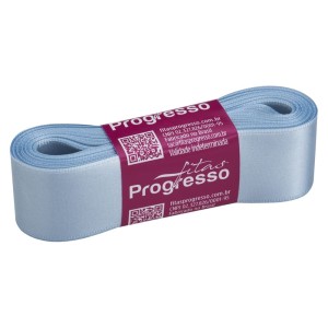 Fita de Cetim n.7 0212 - Azul Bebê Progresso