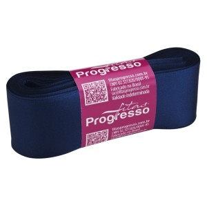 Fita de Cetim n.9 0215 - Azul Marinho Progresso