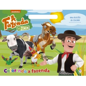 Meu Blocão de Colorir - A Fazenda do Zenon - Colorindo a Fazenda Ciranda Cultural