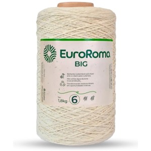 Barbante Big N.6 100 - Natural 1.8kg EuroRoma