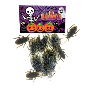 Kit Baratas de Halloween c/12 899550 Brasilflex
