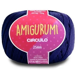 Linha Amigurumi 2856 - Anil Profundo Circulo