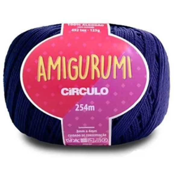 Linha Amigurumi 2856 - Anil Profundo Circulo