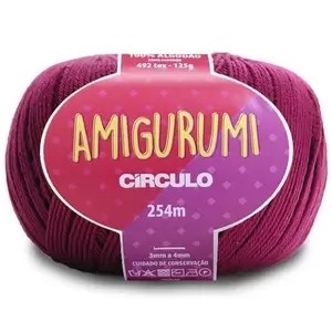 Linha Amigurumi 3154 - Vinho Circulo