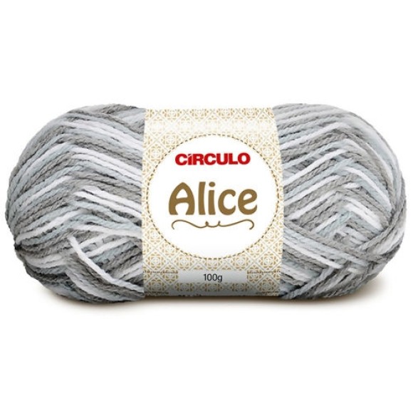 Lã Alice 9465 - Inox 100g Circulo