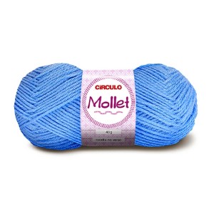 Lã Mollet 40g 0541 - Enseada Circulo