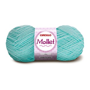 Lã Mollet 40g 0550 - Verde Candy Circulo