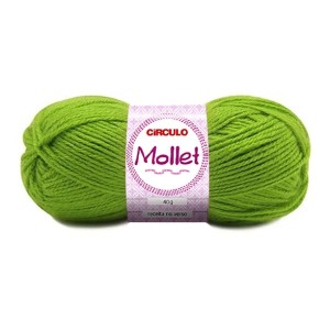 Lã Mollet 40g 0540 - Verde Alga Circulo