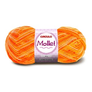 Lã Mollet 40g 9059 - Abóbora Circulo