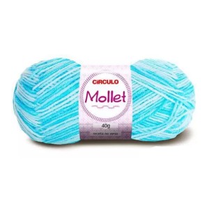 Lã Mollet 40g 9113 - Cascata Circulo