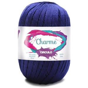 Linha Charme 2856 - Anil Profundo Circulo