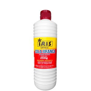 Cola Branca Líquida 250g Lavável Iris