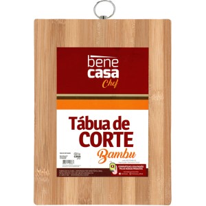 Tábua de Corte Bambu Média 20x30cm Bene Casa