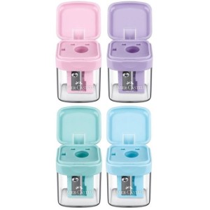 Apontador com Depósito MiniBox Pastel Faber Castell