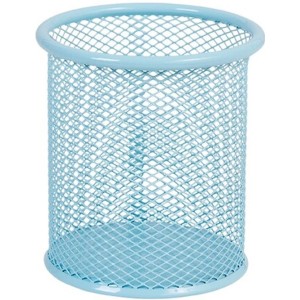 Porta Caneta Aramado Redondo - Azul Pastel BRW