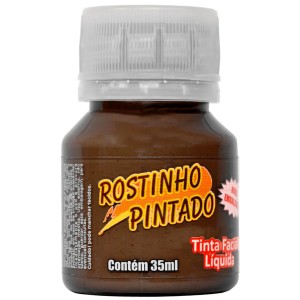 Tinta Facial Líquida 35ml - Marrom Rostinho Pintado