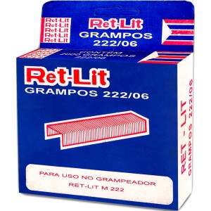 Grampo 222/6 Cobreado c/2000 RET-LIT