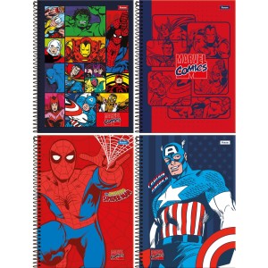 Caderno 10 Matérias Marvel Comics 160fls Foroni