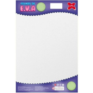 Placa de EVA Liso 40x60cm - Branco c/10