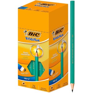 Lápis Preto N2 Evolution Sextavado HB c/72 Bic