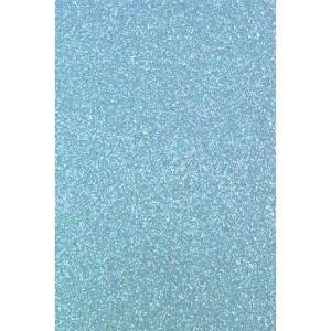 Placa de EVA com Glitter 40x60cm - Azul Céu da Primavera
