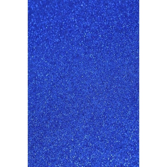 Placa de EVA com Glitter 40x60cm - Azul Escuro