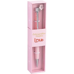 Caneta Esferográfica 1.0mm Flower Cristal Molin