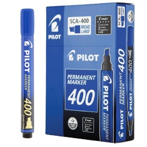 Pincel Marcador Permanente SCA-400 Azul c/12 Pilot