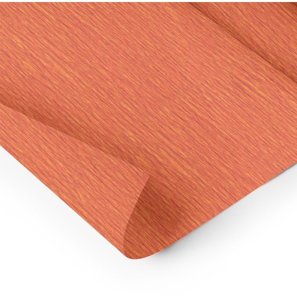 Papel Crepom Impermeável 48cm x 2m - Laranja