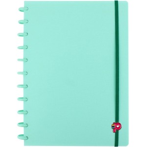 Caderno de Disco Grande Yummy Colors Verde Menta Pop Disc