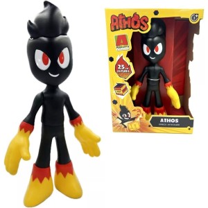 Boneco Athos 25cm Articulado Vinil Algazarra