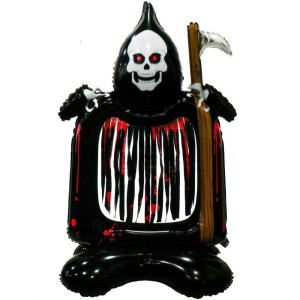 Balão de Halloween - Caveira com Foice 115cm x 96cm HLW9059 Yoss