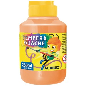 Tempera Guache 250ml - Amarelo Pêssego 538 Acrilex