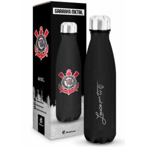 Garrafa Térmica Metal 500ml - Corinthians Brasfoot