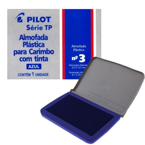 Almofada para Carimbo N.3 - Azul Pilot