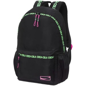 Mochila Coca Cola Highlight Preta e Verde 78413104K Pacific